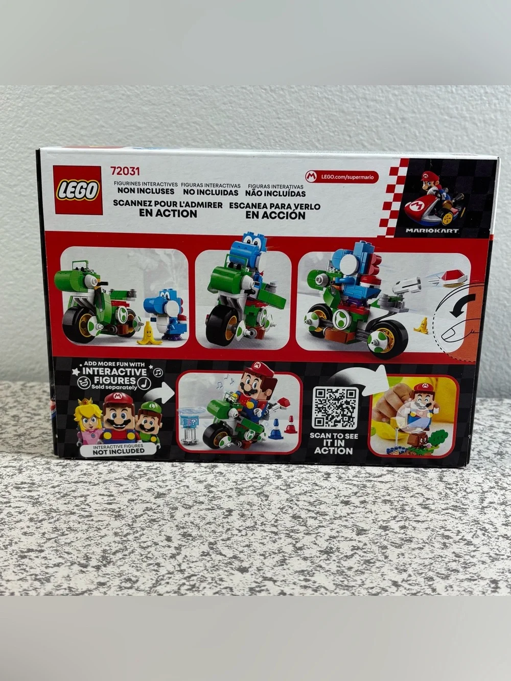 LEGO 72031 Super Mario Yoshi Bike Retired Set Kit New
